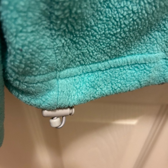 Columbia Turquoise Fleece Zip-up Sz L - Picture 7 of 10